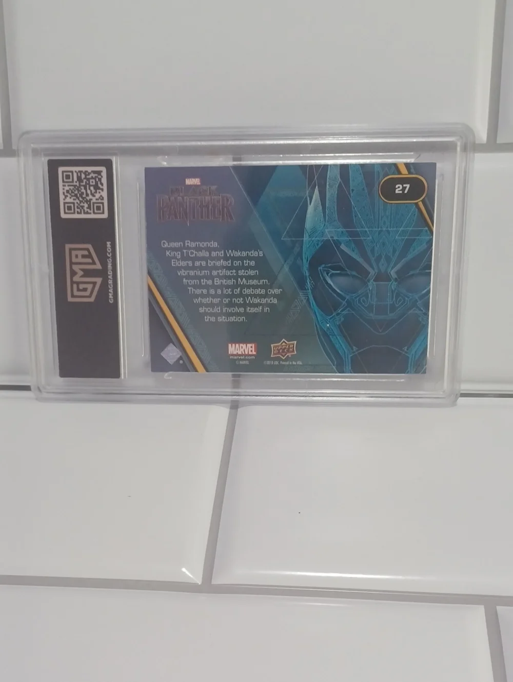 2018 Upper Deck Black Panther T'CHALLA Trading Card GMA MN-MT 8